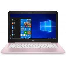 HP Stream 14 inch Laptop, Intel Celeron N4020 Processor, 4GB RAM, 64GB eMMC, WiFi, Bluetooth, Webcam, HDMI, Windows 10 S with Office 365 for 1 Year + Fairywren Card (Rose Pink)